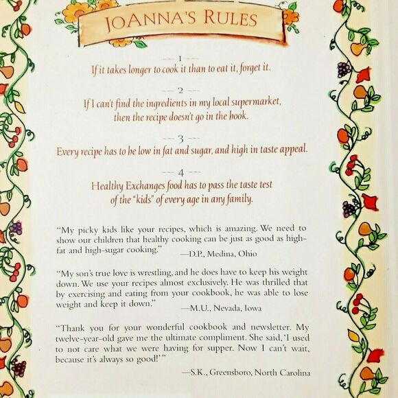 Cooking Healthy with the Kids in Mind Cookbook JoAnna Lund Alpert 1998 HC Signed - Picture 3 of 8